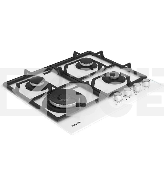 Встраиваемая газовая панель Hotpoint HGS 62F/WH, независимая, белый