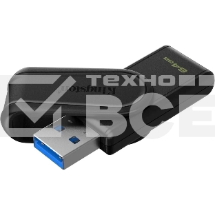 Флешка USB Kingston 64 Gb DataTraveler Exodia S DTXS/64 Gb USB 3.0 черный