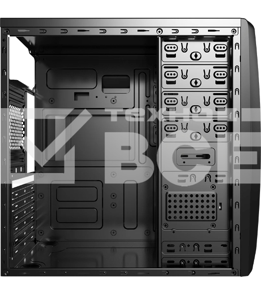 Компьютерный корпус Miditower Aerocool/Formula Cs-1102 черный ATX/micro ATX / mini ITX, USB 3.0 (без БП) 58133