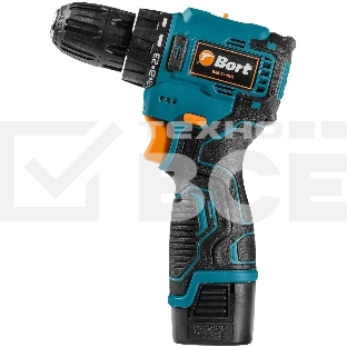 Дрель-шуруповерт Bort BAB-16-BLK, Аккумуляторная, 16,8В, 2 АКБ, Кейс