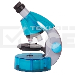 Микроскоп Levenhuk LABZZ M101 AZURE Лазурь Тип микроскопа: биологические,Тип насадки: монокулярные,Материал оптики: оптический пластик,Угол наклона окулярной насадки: 45°,Увеличение: 40–640 крат,Фокусировка: грубая,Корпус: пластик,Подсветка: светодиодная,, фото6