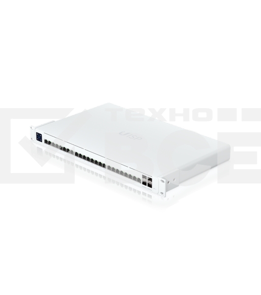 Коммутатор Ubiquiti UISP Switch Pro PoE-коммутатор, 24х 1G RJ45, 4х 10G SFP+, раздача 220 Вт