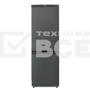 Холодильник Бирюса W418 графит двухкамерный 125/55л морозилка снизу