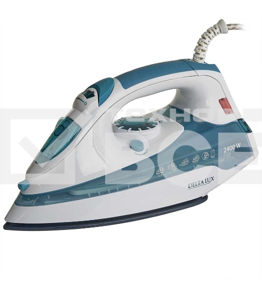 Утюг Delta LUX DL-710 белый с серо-голубым