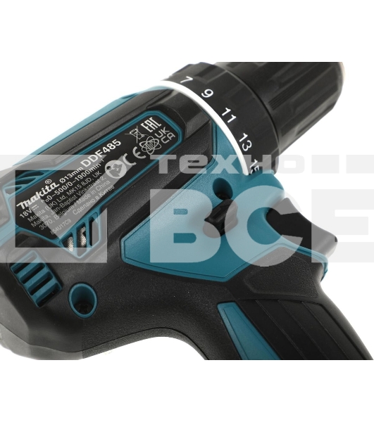 Дрель-шуруповерт аккумуляторная Makita DDF485Z