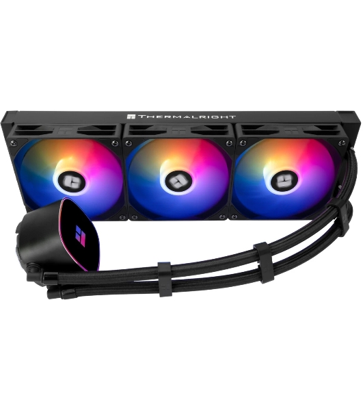 Система жидкостного охлаждения Thermalright Frozen Horizon 360 V2 ARGb Soc-AM5/AM4/1200/1700/1851 черный 4-pin 29.5dB Al Ret (F-HORIZON-360-BL-V2)