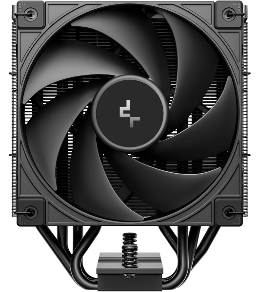 Кулер для процессора DEEPCOOL AK400 G2 DIGITAL NYX LGA1851/1700/1200/115X/AM5/AM4 (12шт/кор, TDP 220W, PWM, Fan 120mm, 4 тепл. трубки, черный) RET