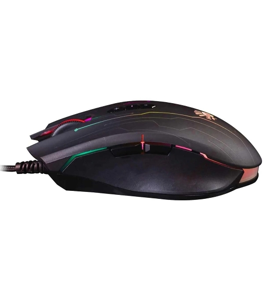 Мышь проводная A4Tech Bloody Q82 черный, 3200 dpi, USB, кнопки - 8