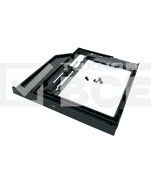 Адаптер оптибей Espada SS90 /optibay, hdd caddy/ SATA/miniSATA /SlimSATA/ 9мм для подключения HDD/SSD 2,5” к ноутбуку вместо DVD.(41087)