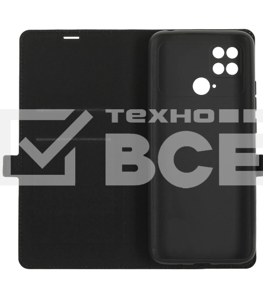 Чехол (флип-кейс) BoraSCO для Xiaomi Poco C40 черный