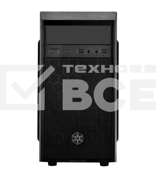 Корпус SilverStone SST-PS16B чёрный (ATX, 2xUSB 3.0, HD Audio)