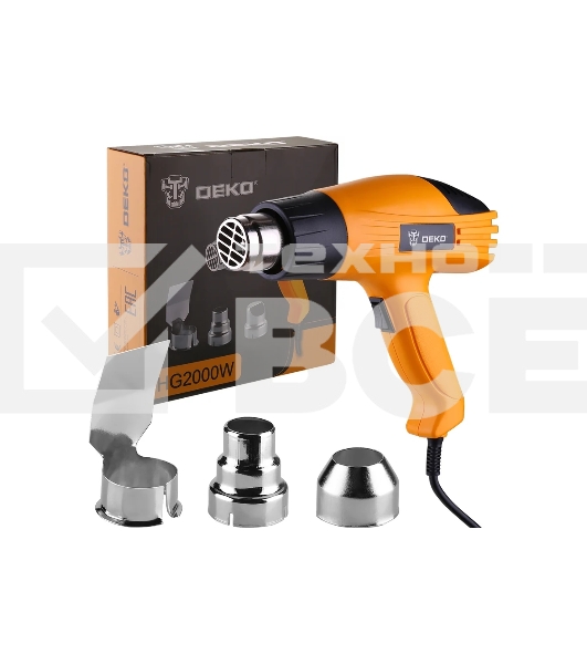 Технический фен Deko HG2000W 2000Вт темп.350/500С