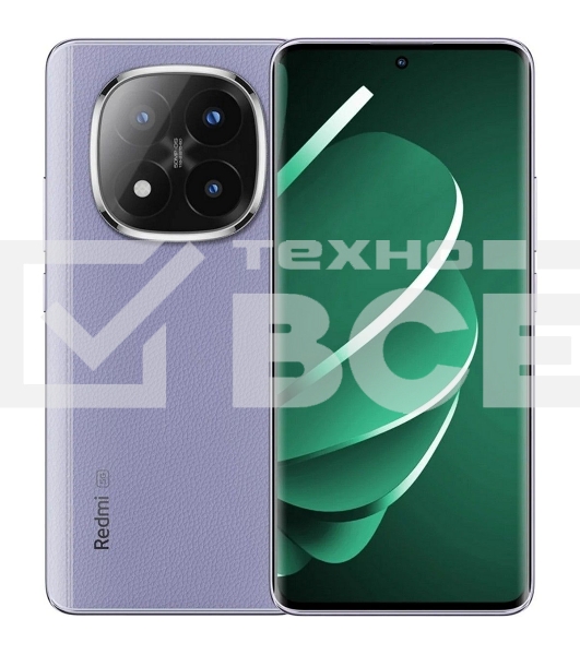 Смартфон Xiaomi Redmi Note 14 Pro+ 5G, 8/256Gb, фиолетовый