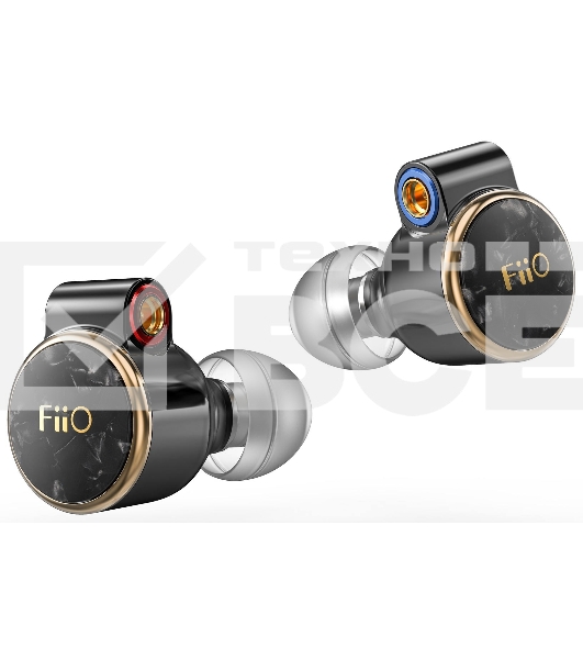 Наушники вкладыши Fiio FD3 1.2м черный/медный проводные в ушной раковине