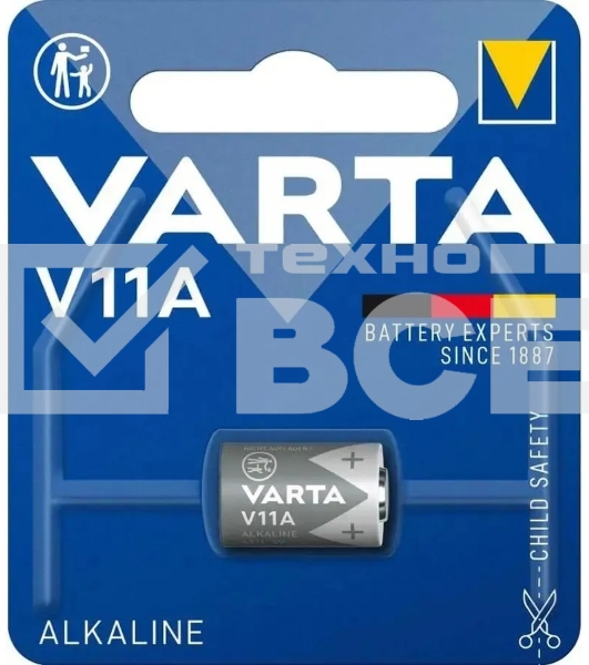 Батарея Varta Entry Alkaline LR11/A11/MN11 (1шт) блистер