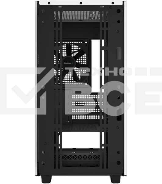 Компьютерный корпус Deepcool CH370 белый без БП mATX 1x120мм 1xUSB 2.0 1xUSB 3.0 audio bott PSU