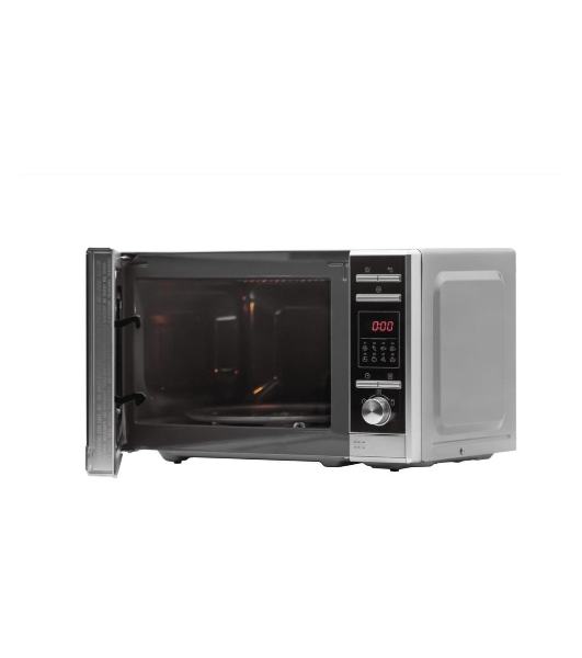 Микроволновая печь General Electronics GE DG420S атласное серебро, 20 л, 700 Вт, переключатели - сенсор, кнопки, поворотный механизм