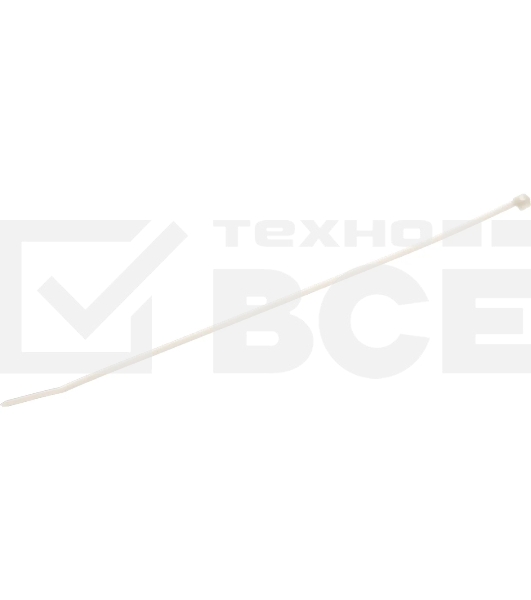 Нейлоновые стяжки Fortisflex КСС 4х300 мм белый 100 штук