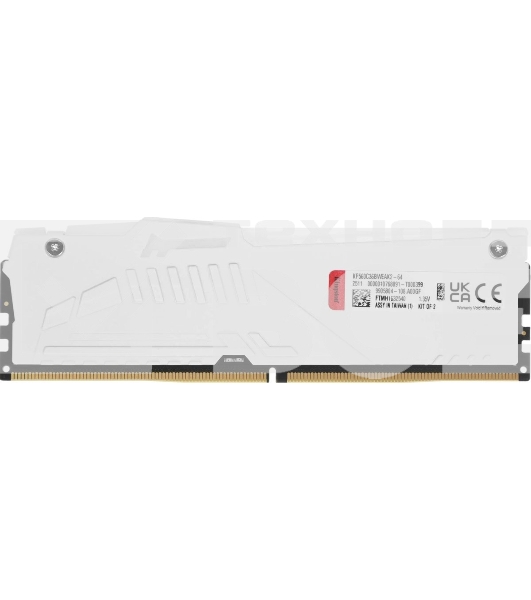 Оперативная память Kingston Fury Beast RGb, DDR5, 64Gb (2x32Gb), 6000MHz, CL36, DIMM, с радиаторами, RGb, белый