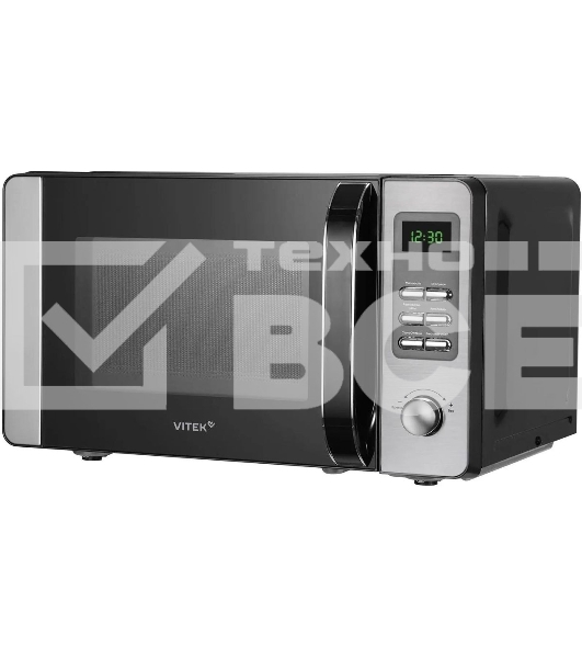 Микроволновая печь Vitek VT-MW0520 20 л, 700 Вт, черный/серебристый