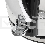 Чайник электрический Polaris PWK-1704-СGL белый/черный, 2200W, 1,7 л, стекло, подсветка, фото5