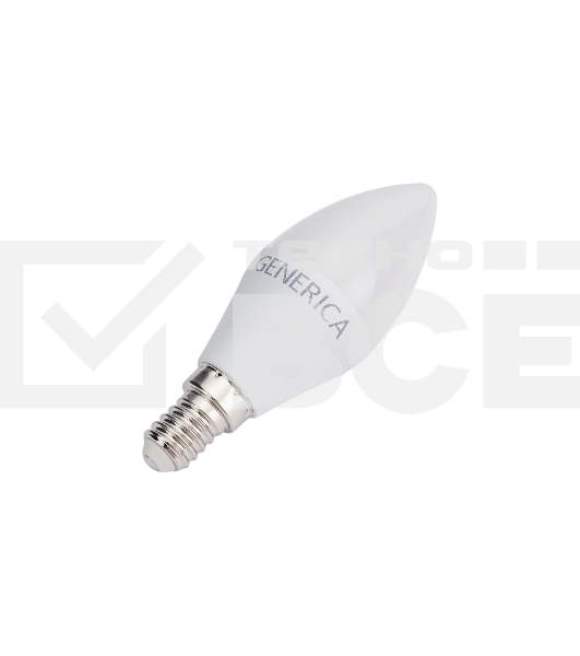 Лампа светодиодная GENERICA LL-C35-12-230-40-E14-G C35 12 Вт свеча 4000К E14 230В