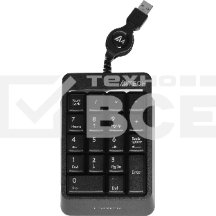 Числовой блок проводной A4Tech Fstyler FK13, USB, серый