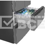 Холодильник Maunfeld MFF180NFSE01 нержавеющая сталь трехкамерный 224/113л морозилка снизу, No Frost, фото6