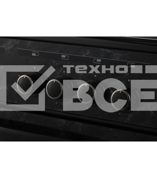 Плита газовая Gefest ПГ 6500-03 0053 черный, конфорок 4 шт, духовка 52 л, 60 см x 85 см x 60 см