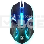 Мышь проводная Defender Hit MB-550 черный, 1600 dpi, USB, кнопки - 4, фото 1