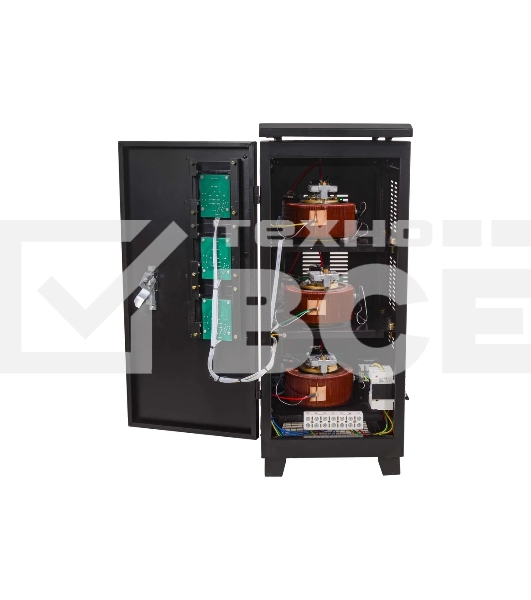 Стабилизатор трехфазный Ресанта АСН-6000/3 63/4/3 380В±2%, Габ. 290х330х680, Вес 29 кг, напол