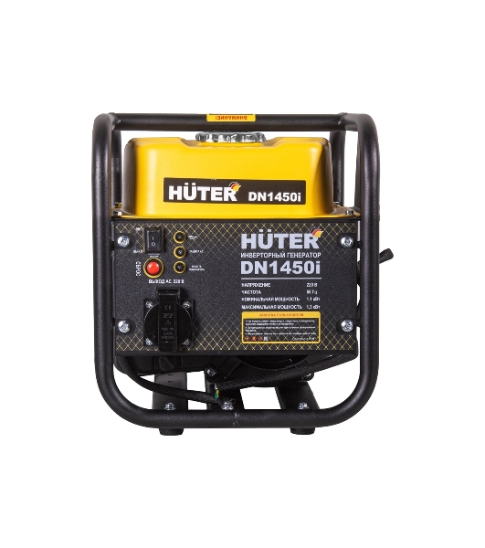 Электрогенератор бензиновый инверторный Huter DN1450i, 1.3 кВт, 96 дБ, 12.42 кг