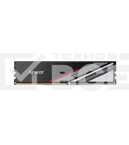 Оперативная память Apacer Tex, DDR4, 16GB (1x16GB), 2666MHz, CL16, с радиаторами, серебристый/черный