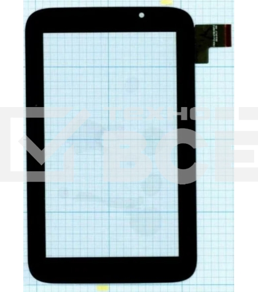 Сенсорное стекло (тачскрин) FPCA-CTP-0700-057-2, черное