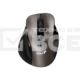 Мышь беспроводная Genius Ergo 9000S шампань титановый, 2400 dpi, радиоканал, USB, кнопки - 6