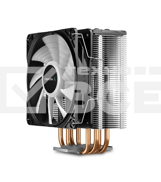 Кулер для процессора DEEPCOOL GAMMAXX GTE V2 серебристый, 120 мм, алюминий/медь, 1650 об/мин, 27.8 дБ, 4 pin, 180 Вт, 157.5 мм