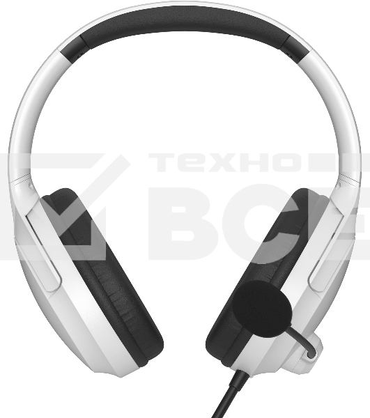 Наушники с микрофоном A4Tech Fstyler FH280U белый  2м мониторные USB оголовье