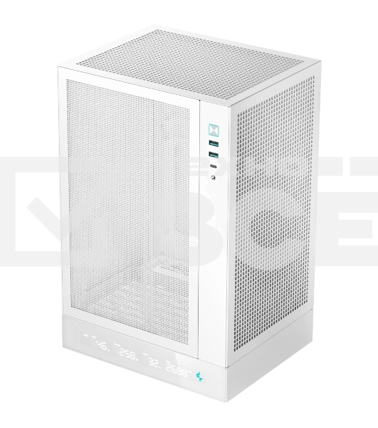 Компьютерный корпус Deepcool CH170 DIGITAL белый без БП mATX 1x120mm 1xUSB2.0 1xUSB3.0 audio bott PSU
