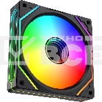 Вентилятор для корпуса Bloody BD-CF120ARGB5 LCD ARGB черный, 120 мм, 1600 об/мин, 26 дБ, 4 pin, фото5