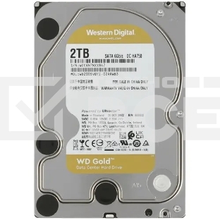 Жесткий диск Western Digital HDD SATA 2Tb GOLD WD2005VBYZ, 7200rpm, 128MB buffer, 1 year