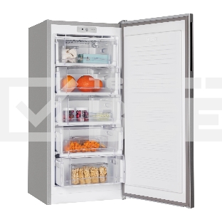 Морозильная камера NordFrost DF 263 SAP серебристый, 150л, 5 ящиков