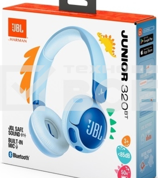Наушники беспроводные детские JBL JR320BT синий