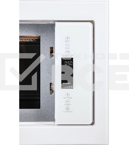 Встраиваемая микроволновая печь HIBERG i-VM 8505 W (инверторная)