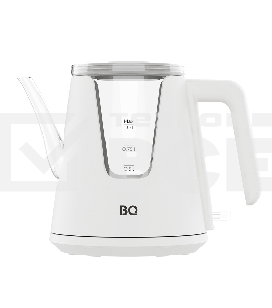 Чайник электрический BQ KT0046DW White, 2200 Вт, 1л