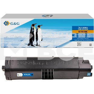 Картридж лазерный G&G, аналог Kyocera TK-1200 11k с чипом