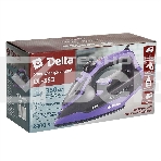 Утюг Delta DL-353 черный с фиолетовым, 2400 Вт, 28 г/мин, 135 г/мин, 350 мл, фото2