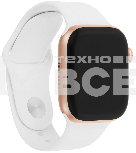 Умные часы Apple Watch Series 11 A3331 42мм OLED корп.розовое золото Sport Band рем.белый разм.брасл.:150-200мм (MEU44LW/A)