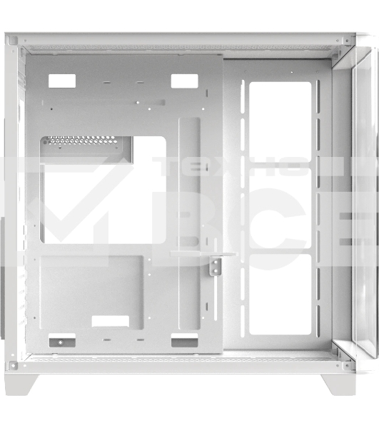 Компьютерный корпус AeroCool/Formula Crystal U2 белый без БП ATX 1xUSB 2.0 1xUSB 3.0 1xUSB3.1 audio bott PSU