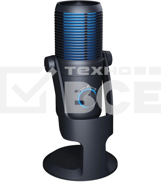 Микрофон проводной Оклик SM-400G 2м черный