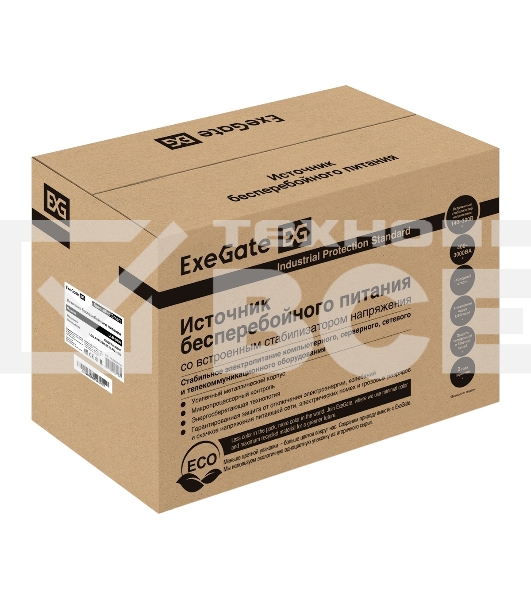 Источник бесперебойного питания ExeGate EX292636RUS SpecialPro Smart LLB-3000.LCD.AVR.3SH.2C13.RJ.USB 3000VA/1800W, LCD, AVR,3*Schuko+2*C13,RJ45/11,USB, металлический корпус, черный